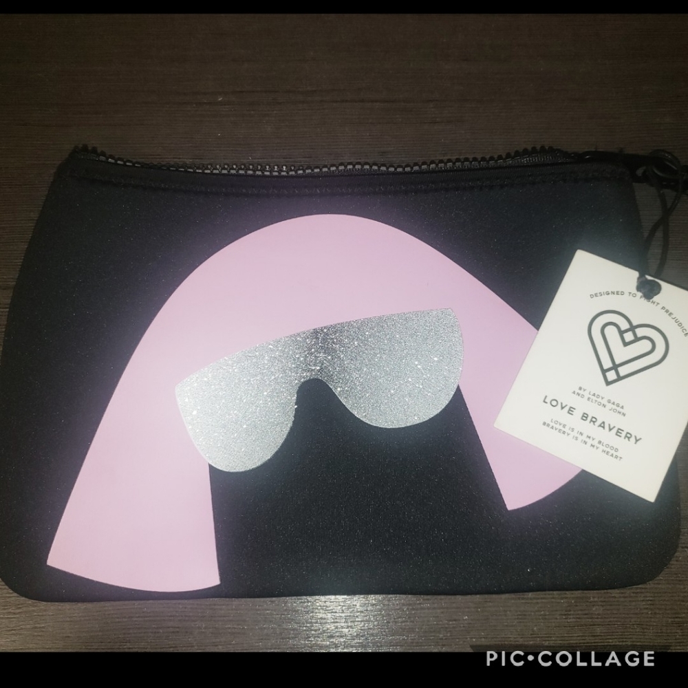 Lady Gaga..Wristlet Makeup Bag